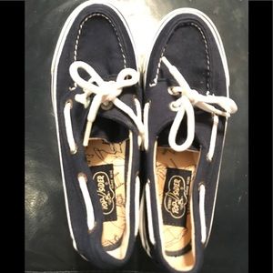 Sperry Top Siders  Women’s  6M  Navy and white